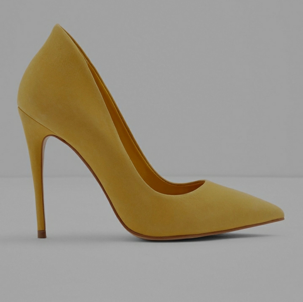 Aldo yellow Cassedy heel